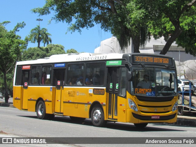 Real Auto Ônibus A41379 na cidade de Rio de Janeiro, Rio de Janeiro, Brasil, por Anderson Sousa Feijó. Número da foto: #13216349.