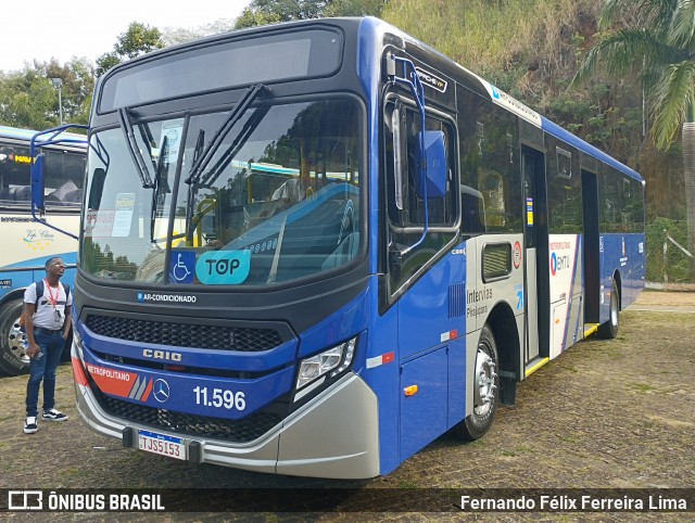 Viação Pirajuçara 11.596 na cidade de Campinas, São Paulo, Brasil, por Fernando Félix Ferreira Lima. Número da foto: #13215823.