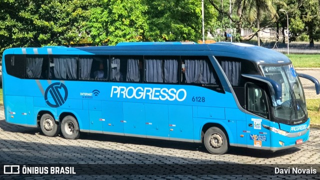 Auto Viação Progresso 6128 na cidade de João Pessoa, Paraíba, Brasil, por Davi Novais. Número da foto: #13217762.
