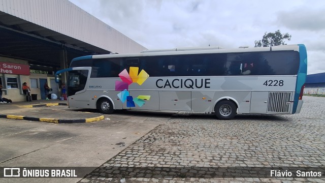 Cacique Transportes 4228 na cidade de Cruz das Almas, Bahia, Brasil, por Flávio  Santos. Número da foto: #13216530.