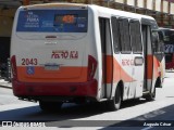Petro Ita Transportes Coletivos de Passageiros 2043 na cidade de Petrópolis, Rio de Janeiro, Brasil, por Augusto César. Número da foto: #13217917.