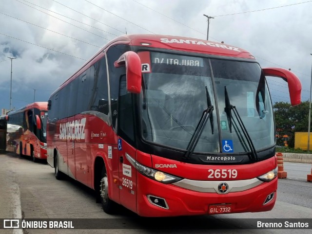 Viação Santa Cruz 26519 na cidade de São Paulo, São Paulo, Brasil, por Brenno Santos. Número da foto: #13221264.