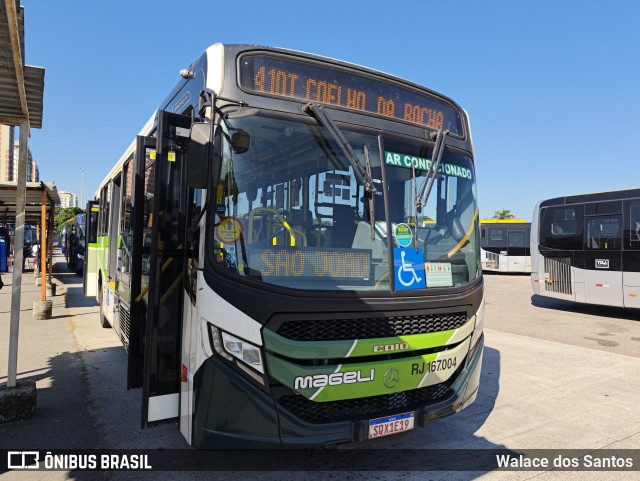 Transportes Mageli RJ 167.004 na cidade de Rio de Janeiro, Rio de Janeiro, Brasil, por Walace dos Santos. Número da foto: #13218956.