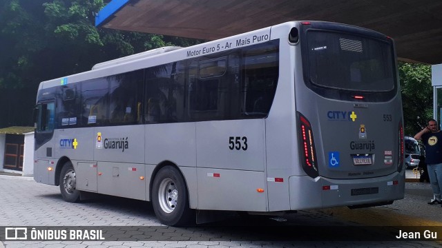 City Transporte Urbano Intermodal - Guarujá 553 na cidade de Guarujá, São Paulo, Brasil, por Jean Gu. Número da foto: #13219974.