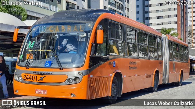 Viação Antonina 24401 na cidade de Curitiba, Paraná, Brasil, por Lucas Weber Calizario. Número da foto: #13219681.