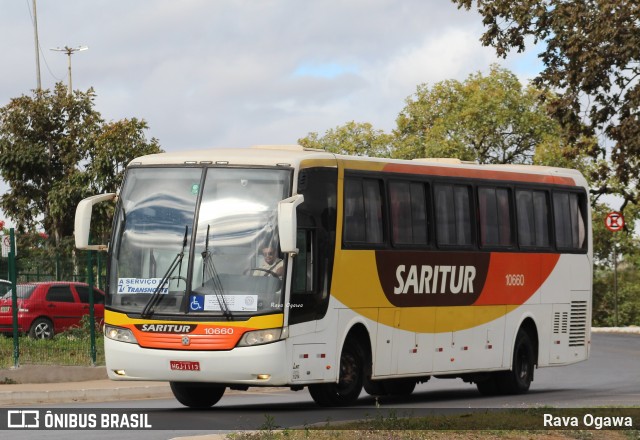 Saritur - Santa Rita Transporte Urbano e Rodoviário 10660 na cidade de Montes Claros, Minas Gerais, Brasil, por Rava Ogawa. Número da foto: #13219216.