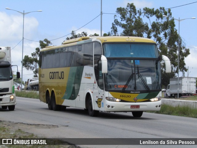 Empresa Gontijo de Transportes 14620 na cidade de Caruaru, Pernambuco, Brasil, por Lenilson da Silva Pessoa. Número da foto: #13220420.