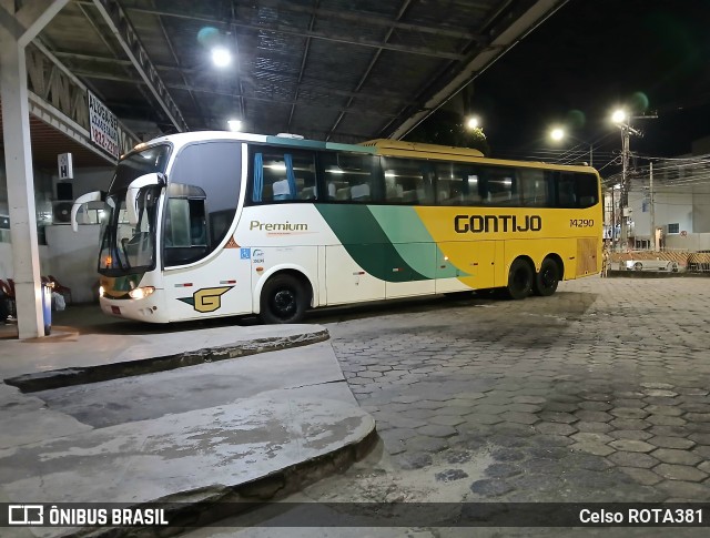 Empresa Gontijo de Transportes 14290 na cidade de Ipatinga, Minas Gerais, Brasil, por Celso ROTA381. Número da foto: #13221356.
