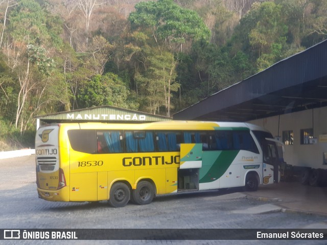 Empresa Gontijo de Transportes 18530 na cidade de Manhuaçu, Minas Gerais, Brasil, por Emanuel Sócrates. Número da foto: #13218478.