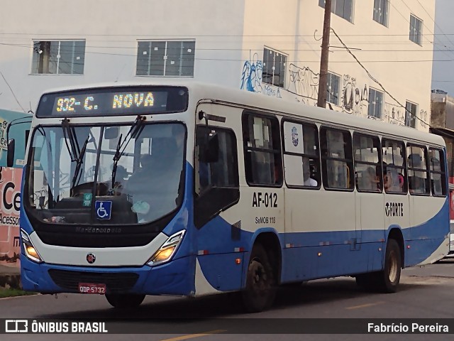 Viação Forte AF-012 na cidade de Ananindeua, Pará, Brasil, por Fabrício Pereira. Número da foto: #13218714.