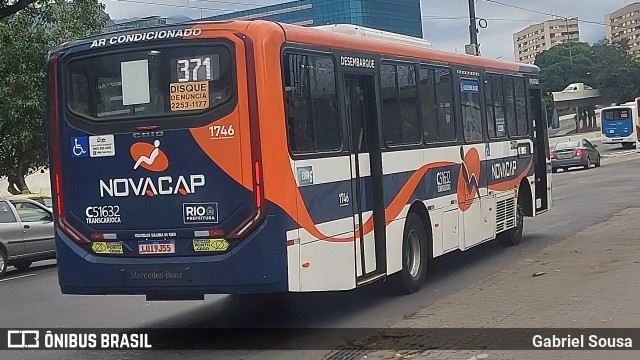 Viação Novacap C51632 na cidade de Rio de Janeiro, Rio de Janeiro, Brasil, por Gabriel Sousa. Número da foto: #13219985.