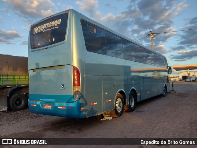 Viação Lustosa 3003 na cidade de Oeiras, Piauí, Brasil, por Espedito de Brito Gomes. Número da foto: #13220508.