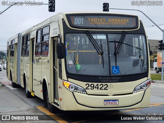 Viação Piraquara 29422 na cidade de Curitiba, Paraná, Brasil, por Lucas Weber Calizario. Número da foto: #13218243.