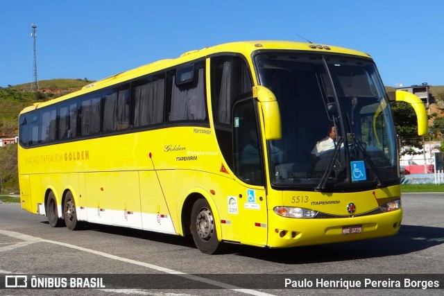 Viação Itapemirim 5513 na cidade de Barra do Piraí, Rio de Janeiro, Brasil, por Paulo Henrique Pereira Borges. Número da foto: #13219662.