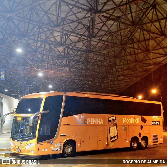 Empresa de Ônibus Nossa Senhora da Penha 7001 na cidade de Maringá, Paraná, Brasil, por ROGERIO DE ALMEIDA. Número da foto: #13219227.