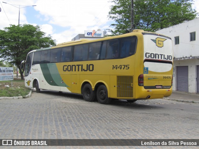 Empresa Gontijo de Transportes 14475 na cidade de Caruaru, Pernambuco, Brasil, por Lenilson da Silva Pessoa. Número da foto: #13220376.