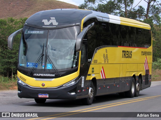 Viação Nova Itapemirim 60000 na cidade de São Domingos do Prata, Minas Gerais, Brasil, por Adrian Sena. Número da foto: #13219477.