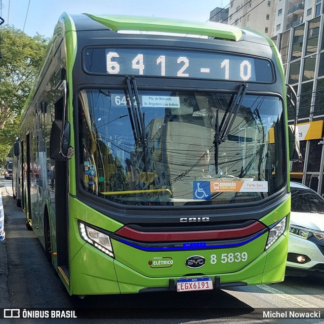 Auto Viação Transcap >> Auto Bless Transportes 8 5839 na cidade de São Paulo, São Paulo, Brasil, por Michel Nowacki. Número da foto: #13220843.