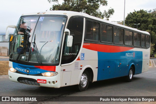 Viação Riodoce 41119 na cidade de Caratinga, Minas Gerais, Brasil, por Paulo Henrique Pereira Borges. Número da foto: #13219634.