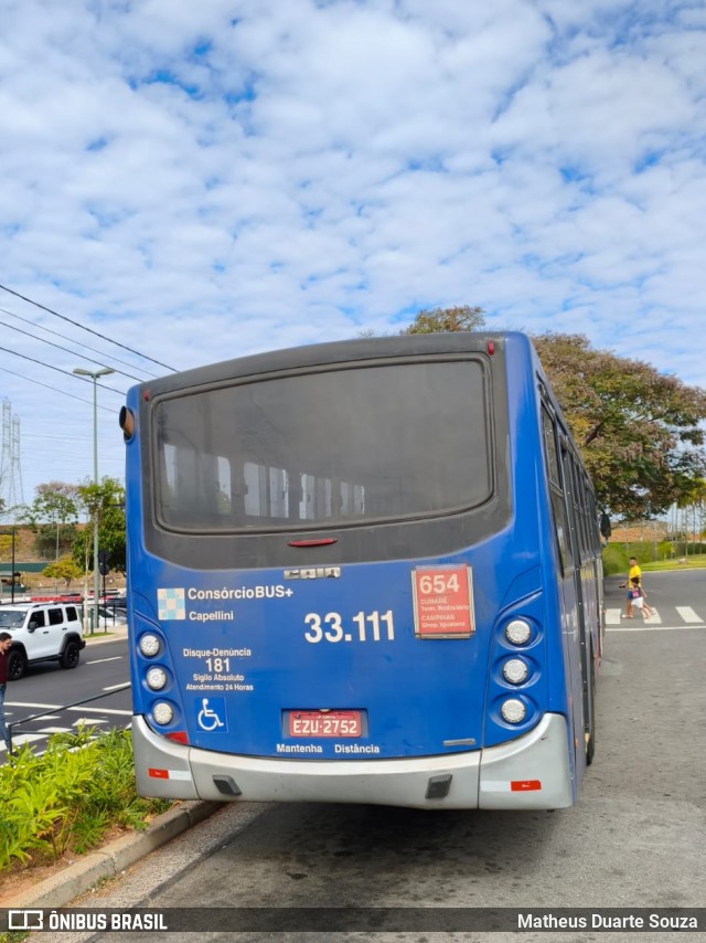 Transportes Capellini 33.111 na cidade de Campinas, São Paulo, Brasil, por Matheus Duarte Souza. Número da foto: #13218445.