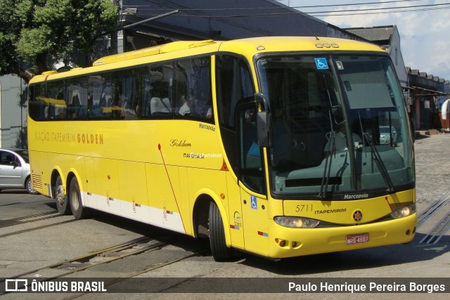 Viação Itapemirim 5711 na cidade de Rio de Janeiro, Rio de Janeiro, Brasil, por Paulo Henrique Pereira Borges. Número da foto: #13219664.