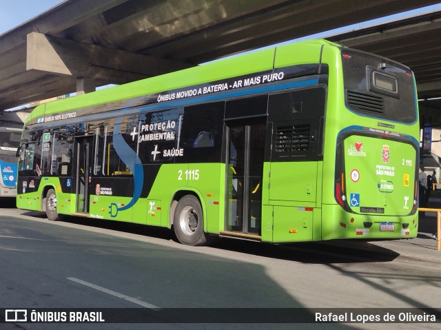 Sambaíba Transportes Urbanos 2 1115 na cidade de São Paulo, São Paulo, Brasil, por Rafael Lopes de Oliveira. Número da foto: #13218264.