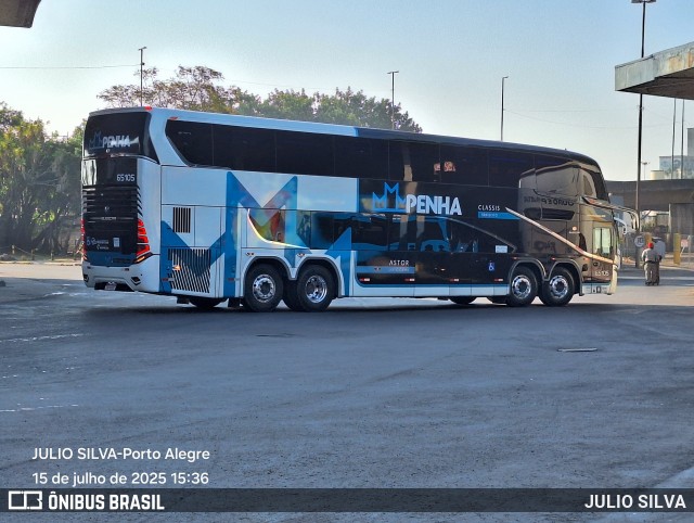 Empresa de Ônibus Nossa Senhora da Penha 65105 na cidade de Porto Alegre, Rio Grande do Sul, Brasil, por JULIO SILVA. Número da foto: #13219824.