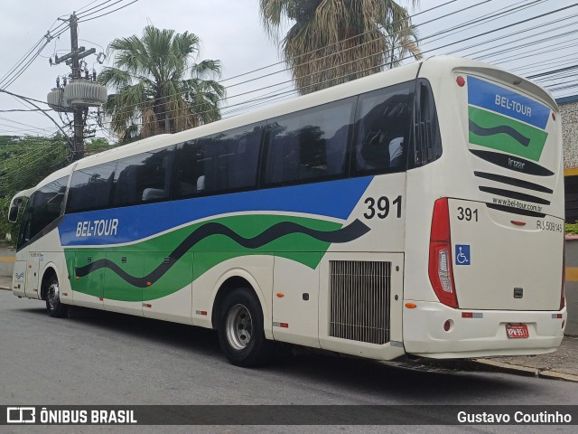 Bel-Tour Transportes e Turismo 391 na cidade de Duque de Caxias, Rio de Janeiro, Brasil, por Gustavo Coutinho. Número da foto: #13219792.