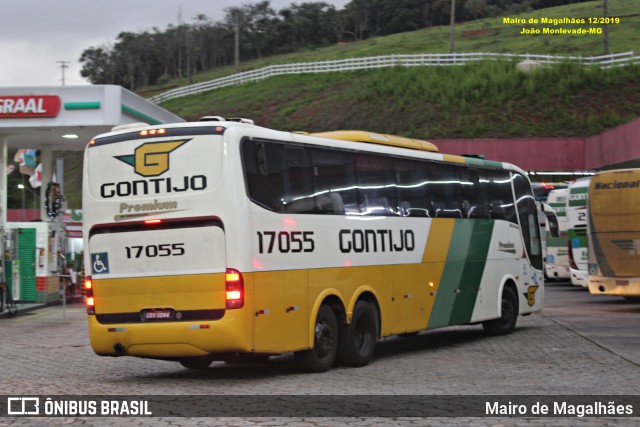 Empresa Gontijo de Transportes 17055 na cidade de João Monlevade, Minas Gerais, Brasil, por Mairo de Magalhães. Número da foto: #13219326.