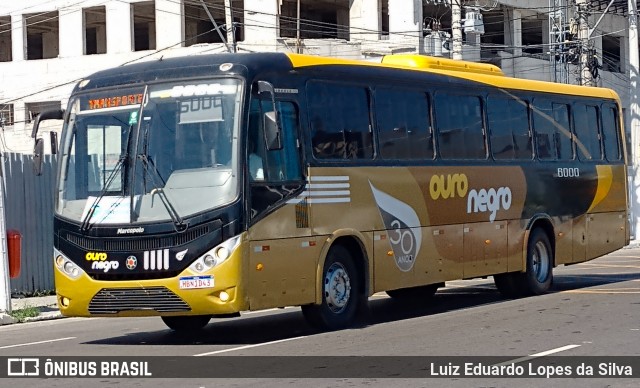 Ouro Negro Transportes e Turismo 6000 na cidade de Niterói, Rio de Janeiro, Brasil, por Luiz Eduardo Lopes da Silva. Número da foto: #13219785.