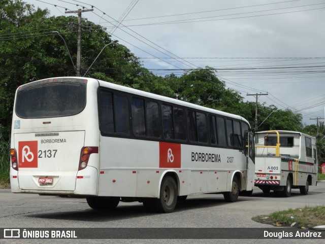 Borborema Imperial Transportes 2137 na cidade de Recife, Pernambuco, Brasil, por Douglas Andrez. Número da foto: #13220252.