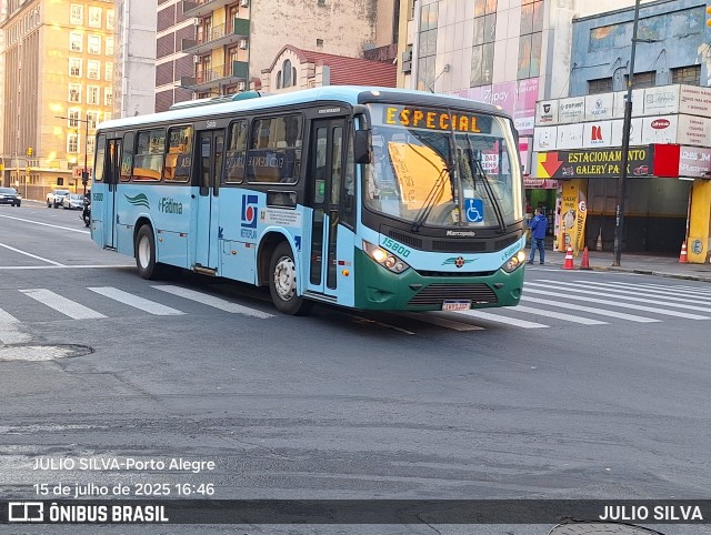 Fátima Transportes e Turismo 15800 na cidade de Porto Alegre, Rio Grande do Sul, Brasil, por JULIO SILVA. Número da foto: #13220088.