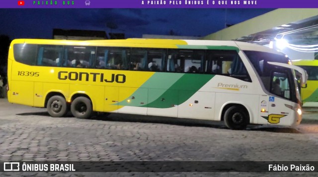 Empresa Gontijo de Transportes 18395 na cidade de Curvelo, Minas Gerais, Brasil, por Fábio Paixão. Número da foto: #13219865.
