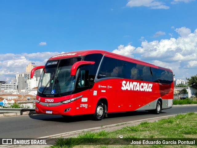 Viação Santa Cruz 27920 na cidade de Campinas, São Paulo, Brasil, por José Eduardo Garcia Pontual. Número da foto: #13219498.