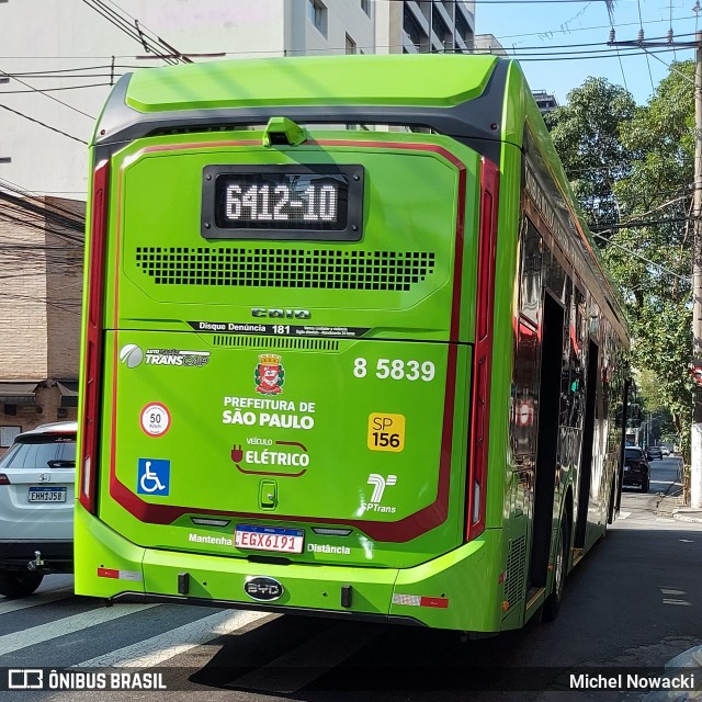 Auto Viação Transcap >> Auto Bless Transportes 8 5839 na cidade de São Paulo, São Paulo, Brasil, por Michel Nowacki. Número da foto: #13220848.