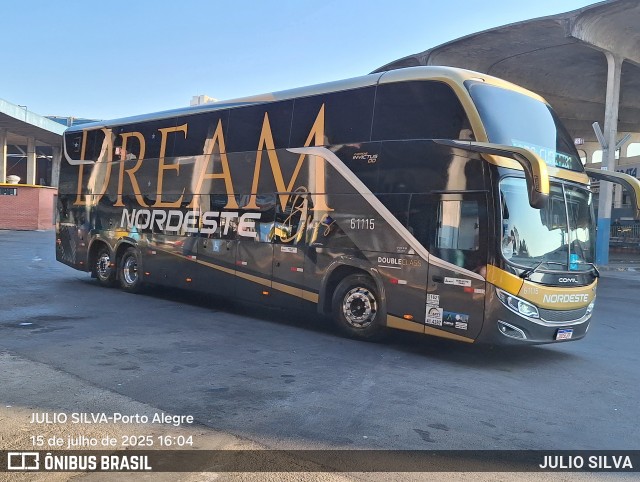 Expresso Nordeste 61115 na cidade de Porto Alegre, Rio Grande do Sul, Brasil, por JULIO SILVA. Número da foto: #13220172.