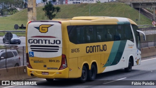 Empresa Gontijo de Transportes 18435 na cidade de Aparecida, São Paulo, Brasil, por Fábio Paixão. Número da foto: #13219868.