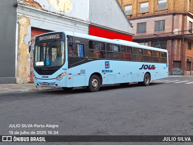 SOUL - Sociedade de Ônibus União Ltda. 7056 na cidade de Porto Alegre, Rio Grande do Sul, Brasil, por JULIO SILVA. Número da foto: #13220091.