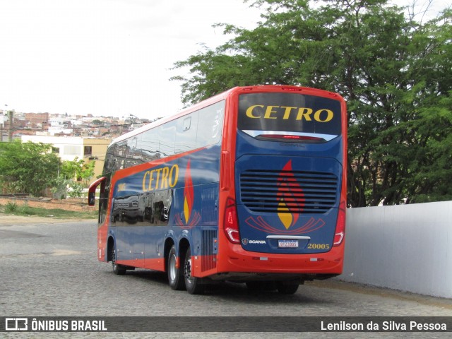 Viação Cetro 20005 na cidade de Caruaru, Pernambuco, Brasil, por Lenilson da Silva Pessoa. Número da foto: #13220062.