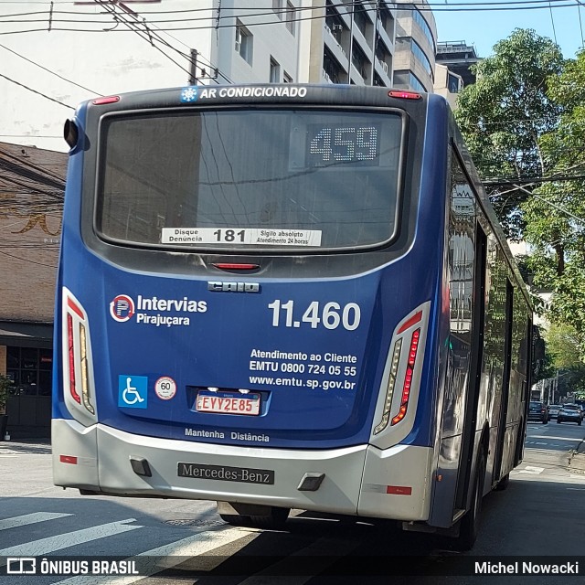 Viação Pirajuçara 11.460 na cidade de São Paulo, São Paulo, Brasil, por Michel Nowacki. Número da foto: #13220928.