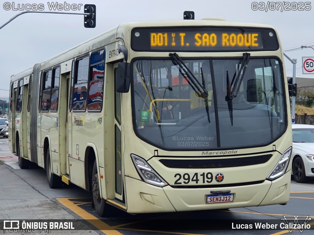 Viação Piraquara 29419 na cidade de Curitiba, Paraná, Brasil, por Lucas Weber Calizario. Número da foto: #13218239.