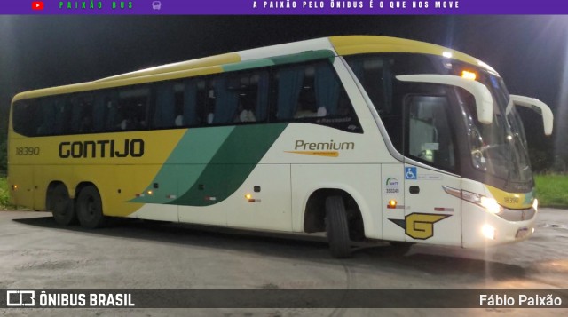 Empresa Gontijo de Transportes 18390 na cidade de Montes Claros, Minas Gerais, Brasil, por Fábio Paixão. Número da foto: #13219862.