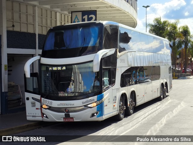 Auto Viação Catarinense 319318 na cidade de Aparecida, São Paulo, Brasil, por Paulo Alexandre da Silva. Número da foto: #13222305.