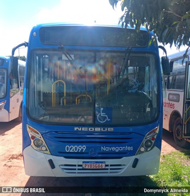 Consórcio Navegantes - 02 > Viação São Jorge > Transurb Transporte Urbano 02099 na cidade de João Pessoa, Paraíba, Brasil, por Domynnyck Almeida. Número da foto: #13223901.