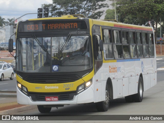 HP Transportes Coletivos 20017 na cidade de Goiânia, Goiás, Brasil, por André Luiz Canon. Número da foto: #13221595.