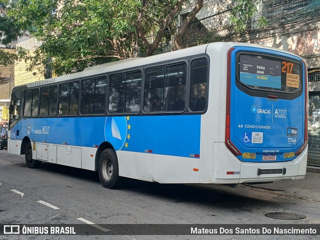 Viação Nossa Senhora das Graças A71511 na cidade de Rio de Janeiro, Rio de Janeiro, Brasil, por Mateus Dos Santos Do Nascimento. Número da foto: #13221765.