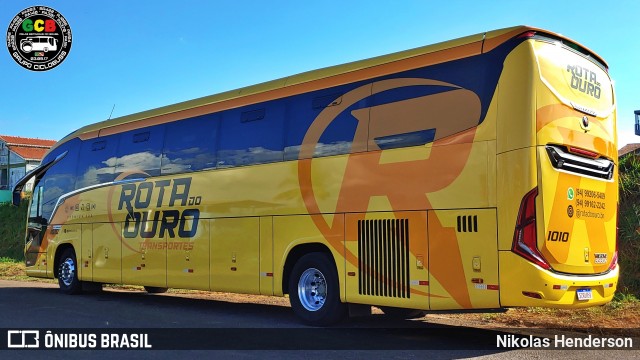 Rota do Ouro Transportes Ltda 1010 na cidade de Tucuruí, Pará, Brasil, por Nikolas Henderson. Número da foto: #13223246.