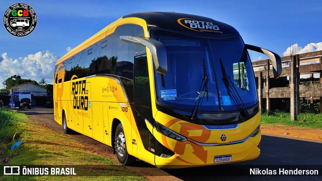 Rota do Ouro Transportes Ltda 1010 na cidade de Tucuruí, Pará, Brasil, por Nikolas Henderson. Número da foto: #13223250.