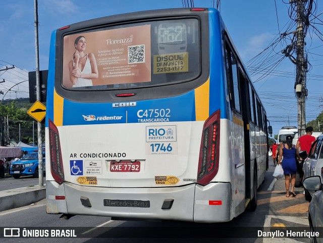 Viação Redentor C47502 na cidade de Rio de Janeiro, Rio de Janeiro, Brasil, por Danyllo Henrique. Número da foto: #13222409.