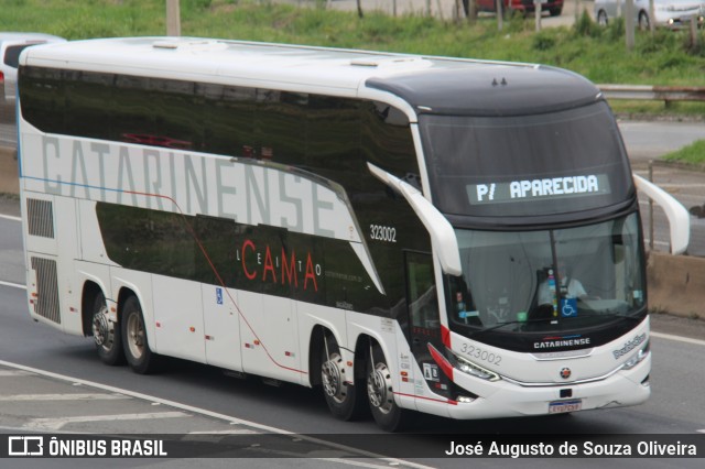 Auto Viação Catarinense 323002 na cidade de Aparecida, São Paulo, Brasil, por José Augusto de Souza Oliveira. Número da foto: #13223718.